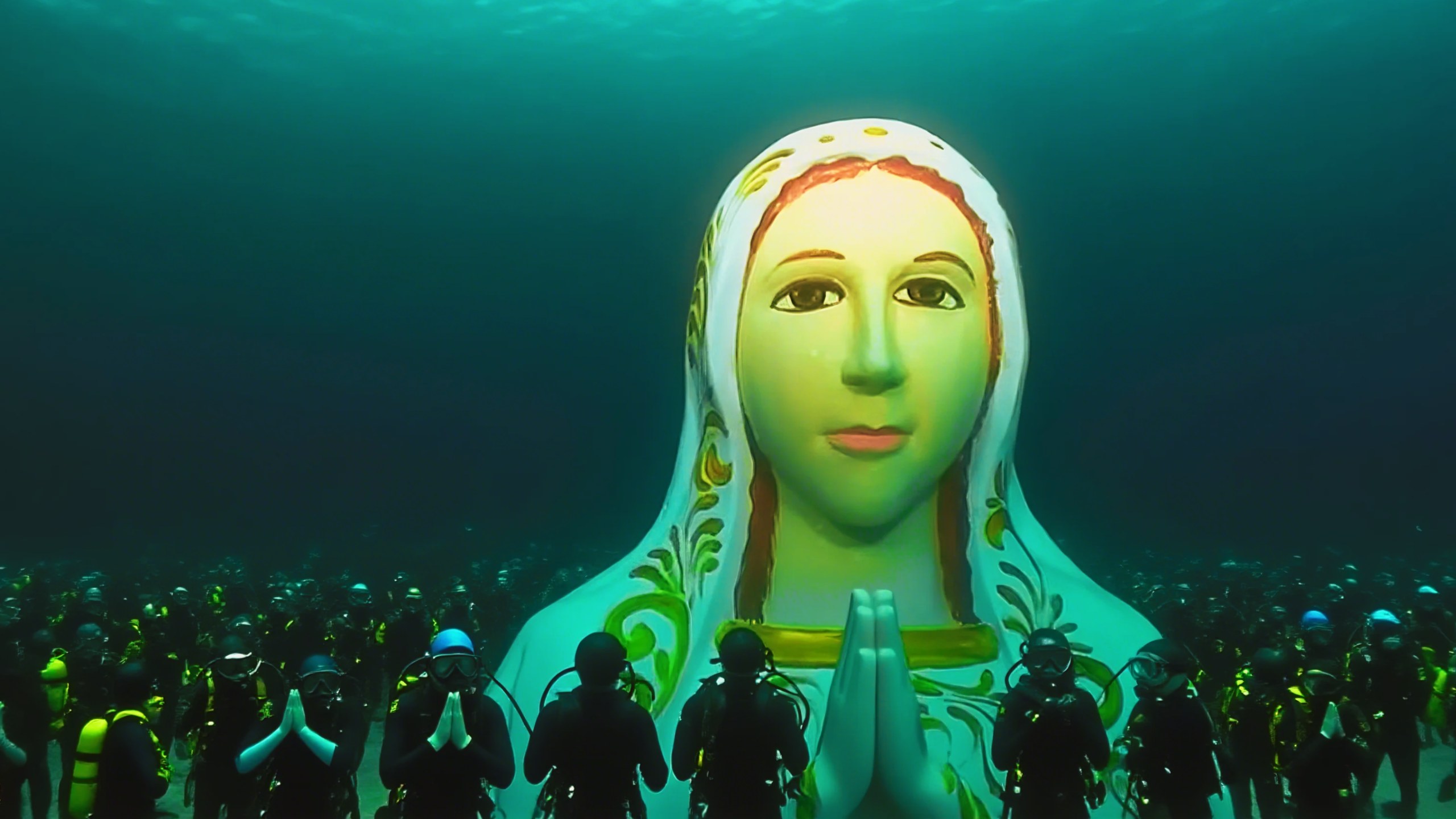 Nossa Senhora no fundo do mar que ganhou vida