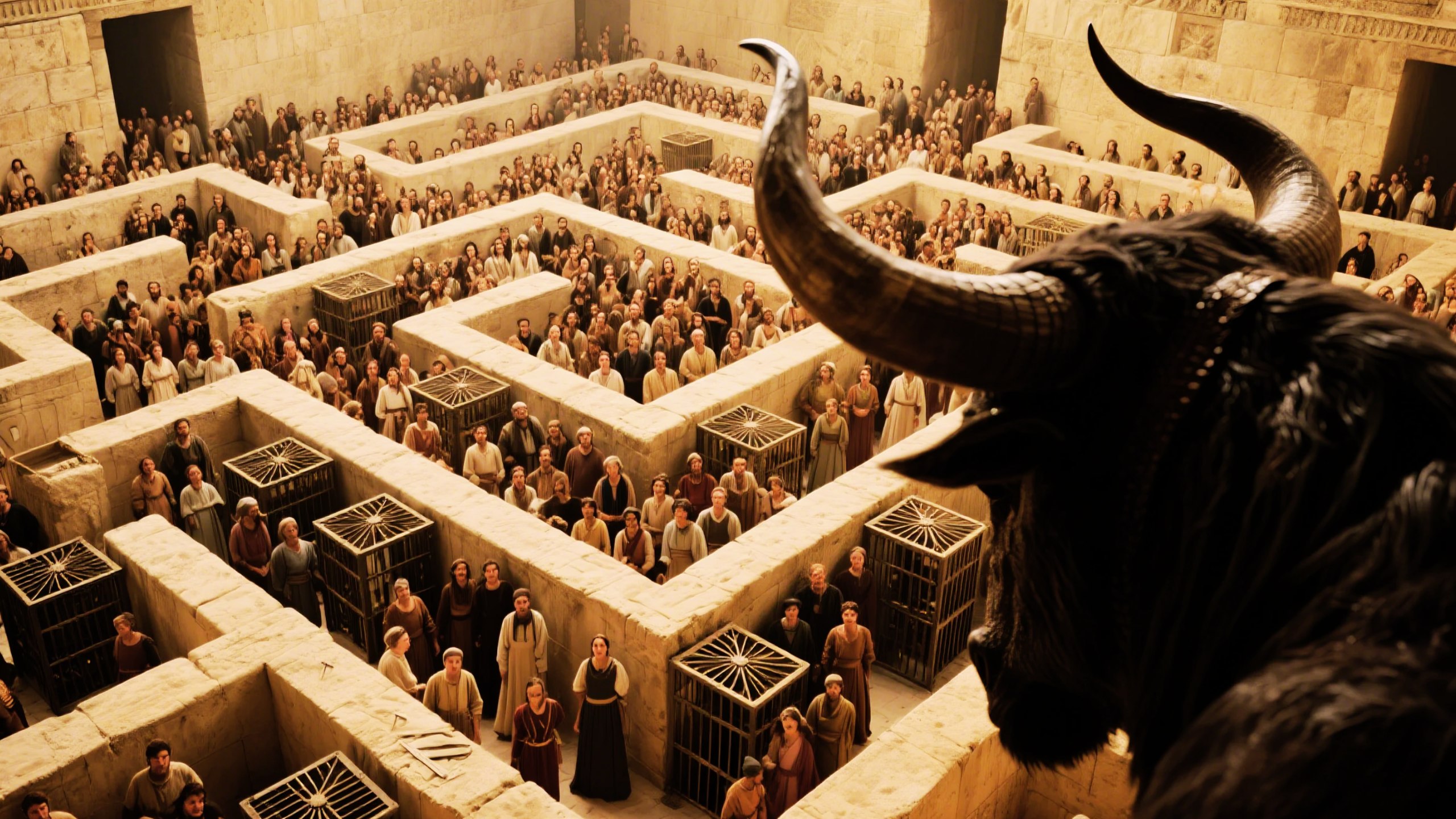 A assustadora história por trás do mito do Minotauro em Creta