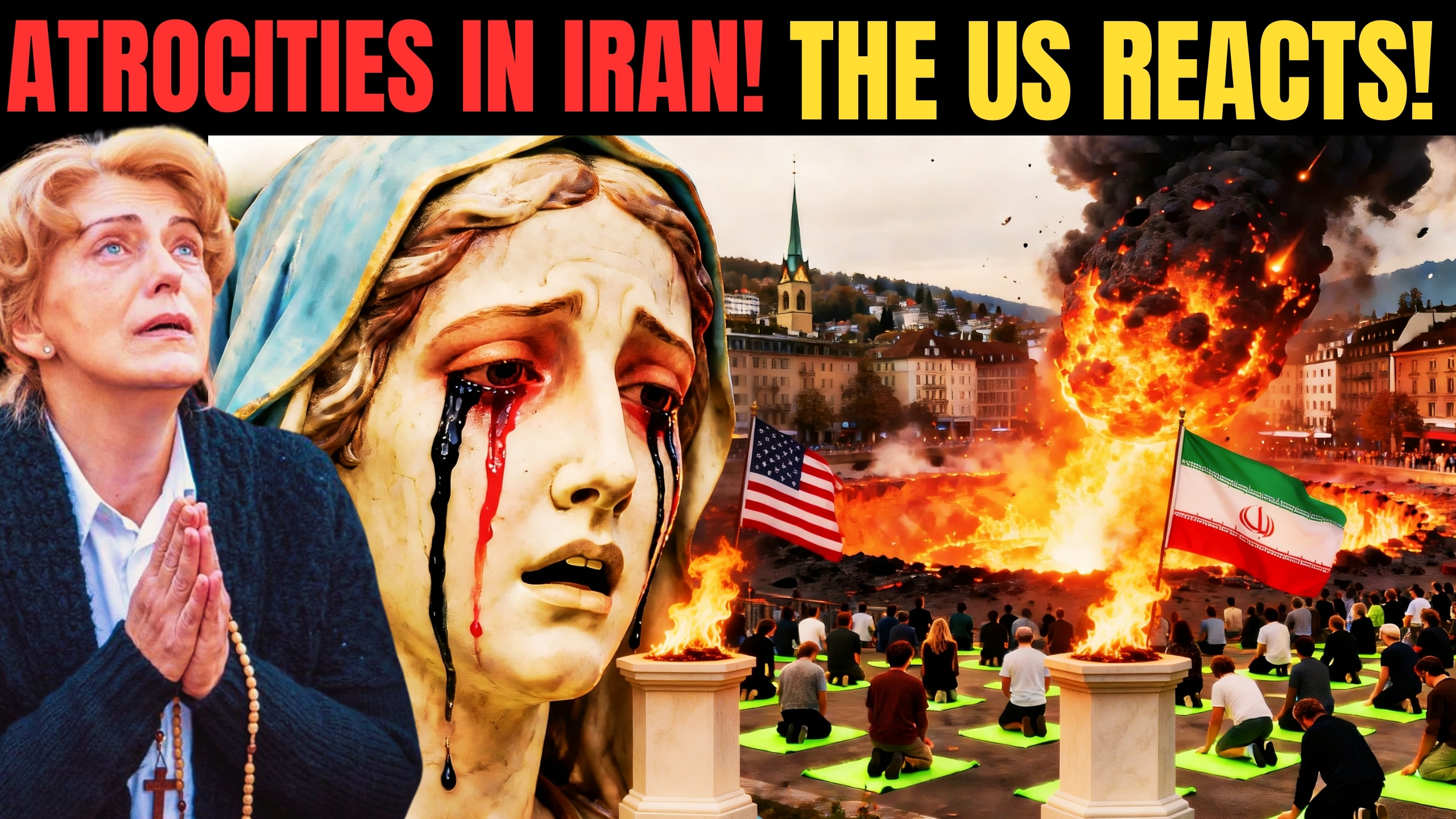 Urgente! EUA e Vários Países Pedem Que Todos Saiam Do Irã, Misericórdia, Rezemos!