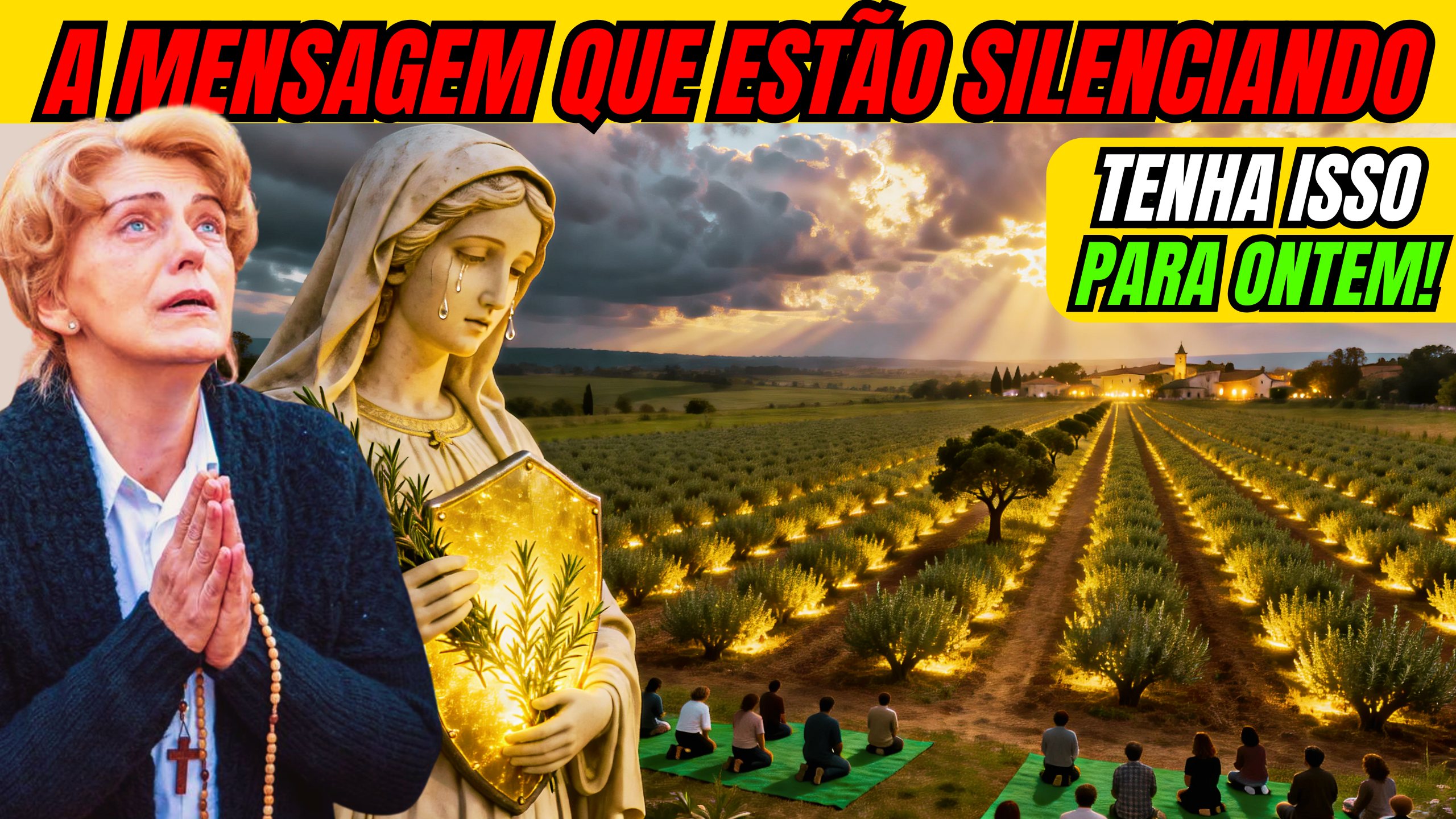 AVISO CELESTIAL URGENTE! A Virgem Maria REVELA o que você deve ter seu Lar antes do pior